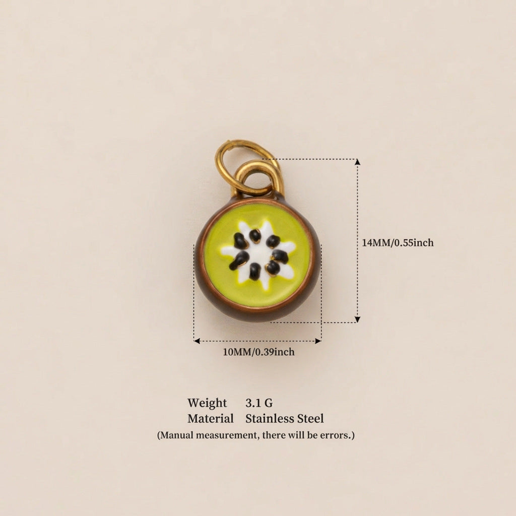 Sweet Fruit Stainless Steel PVD Plated Pendant