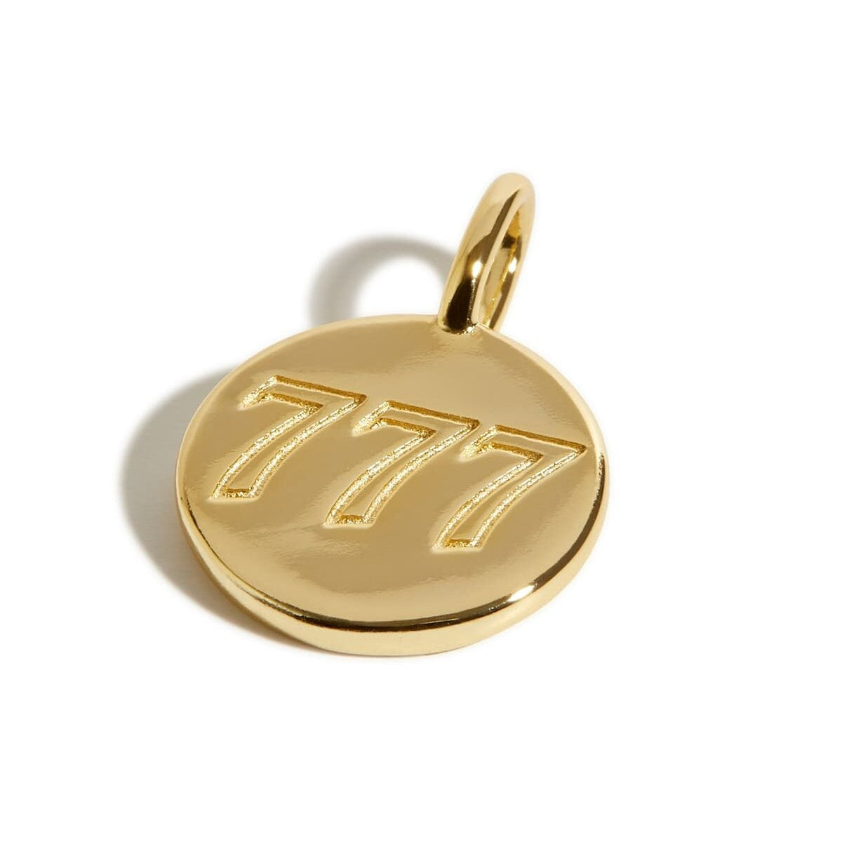 Minimalist 18K Gold Plated Stainless Steel Angel Number Letter Charm Bar with Cable Chain