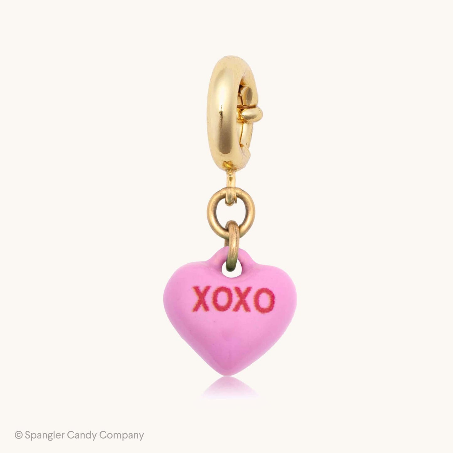 Vintage 18K Gold Plated Titanium Steel Heart Geometric Pendant Necklace with Cable Chain for Unisex DIY Charm Bar