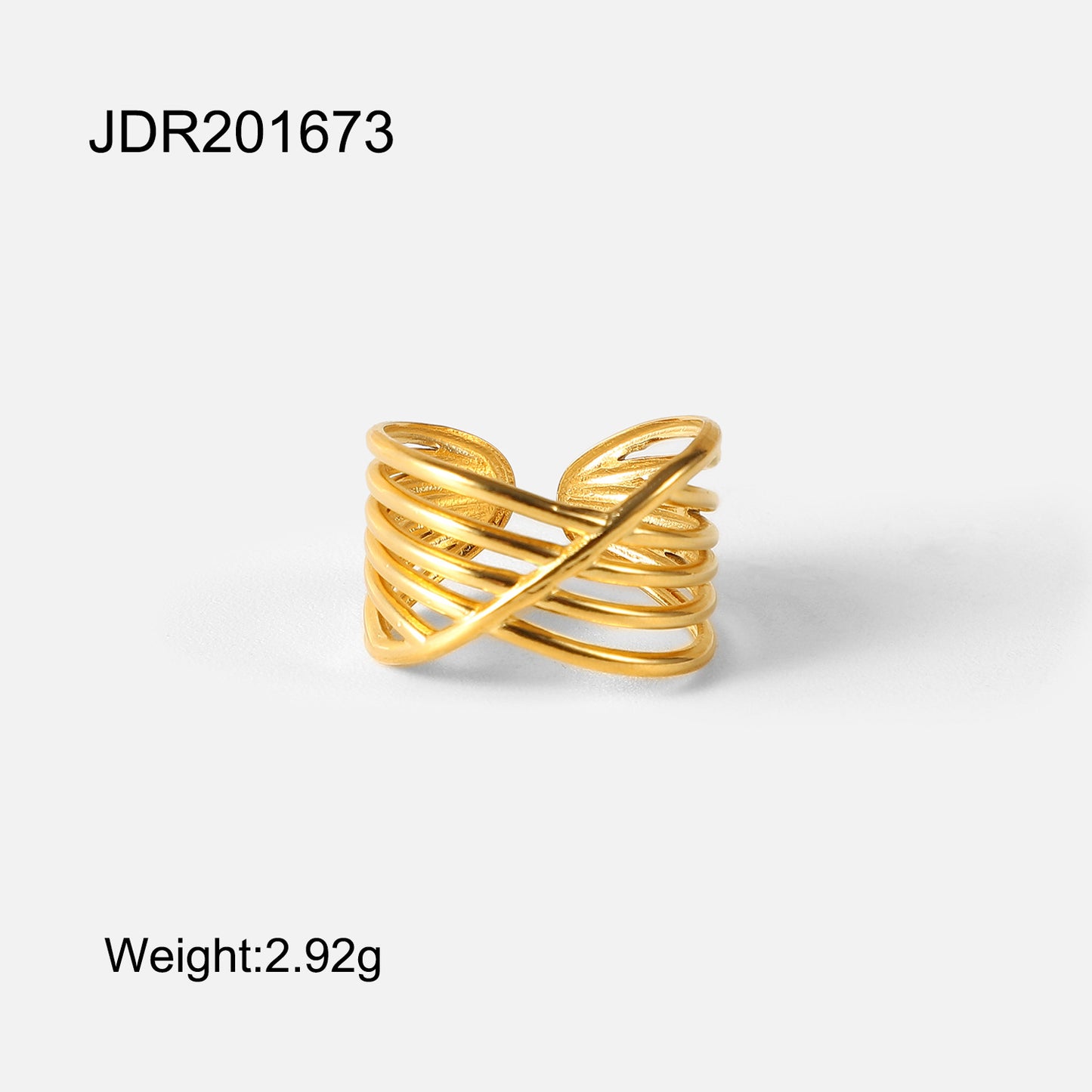 Juego de pulsera de anillo de acero de titanio geométrico de lujo con patrón de estrella, chapado en oro al vacío PVD, joyería de mano de acero inoxidable para mujer