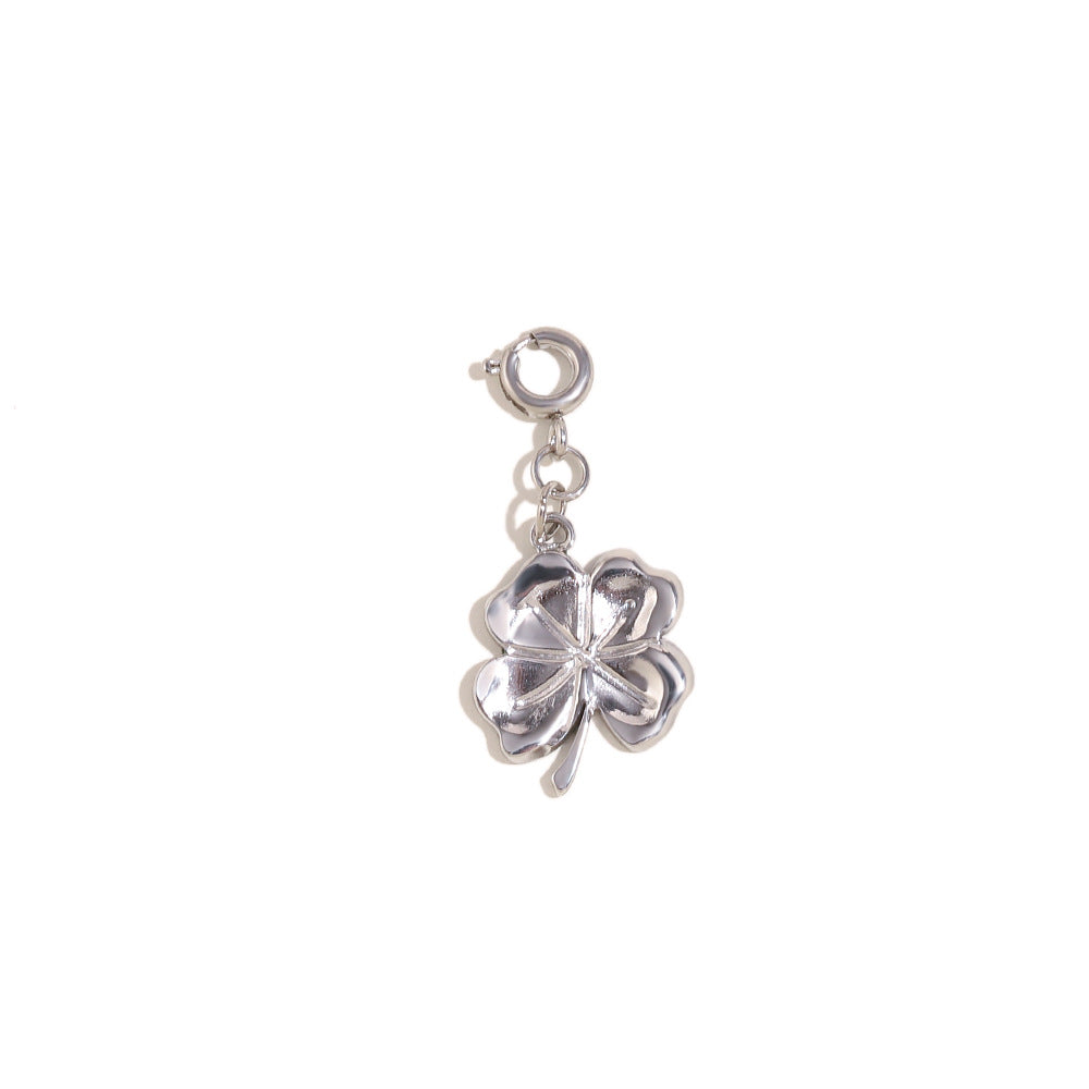 18K Gold Plated Stainless Steel Animal Charm Bar Pendant