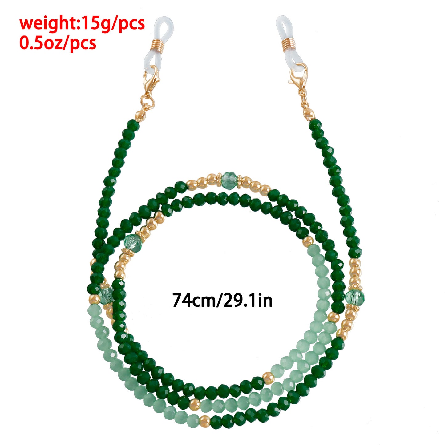 Luxury Handmade Colorful Spinel Beaded Ball Chain for Women