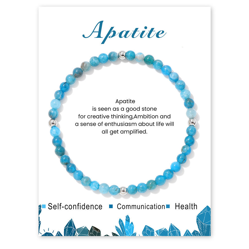 Elegant Sweet Hand-woven Geometric Stone Beaded Bracelet for Women