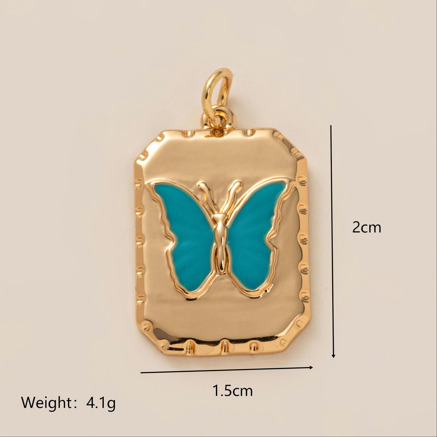 Exaggerated Gemstone Heart and Butterfly Pendant Necklace for Women