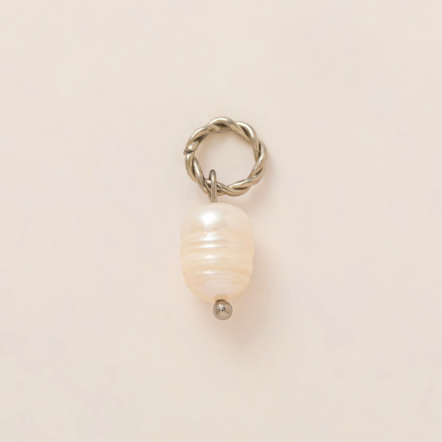 Minimalist Sweet 18K Gold Plated Brass Floral DIY Charm Bar Bag Pendant Keychain