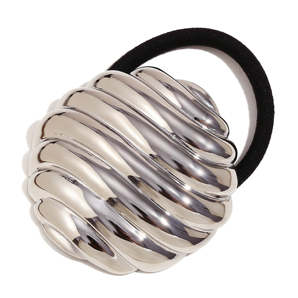 Vintage Butterfly Wing Hair Tie for Women Made of Stainless Steel with 18K Gold Plating