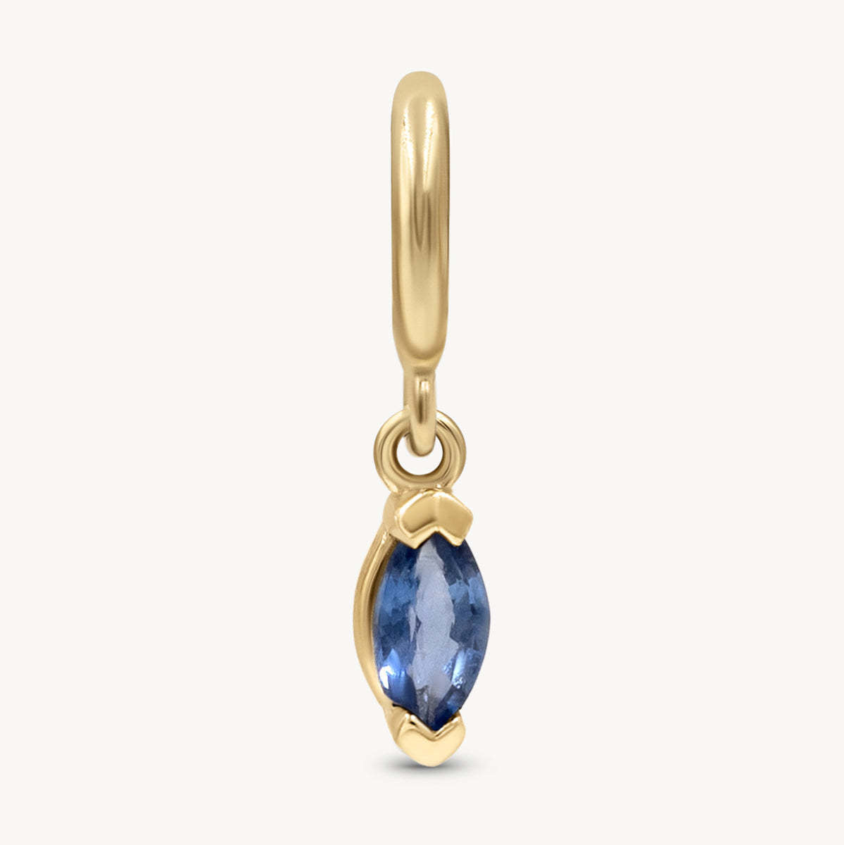 Vintage Geometric 18K Gold Plated Brass Pendant Charm Bar for Women