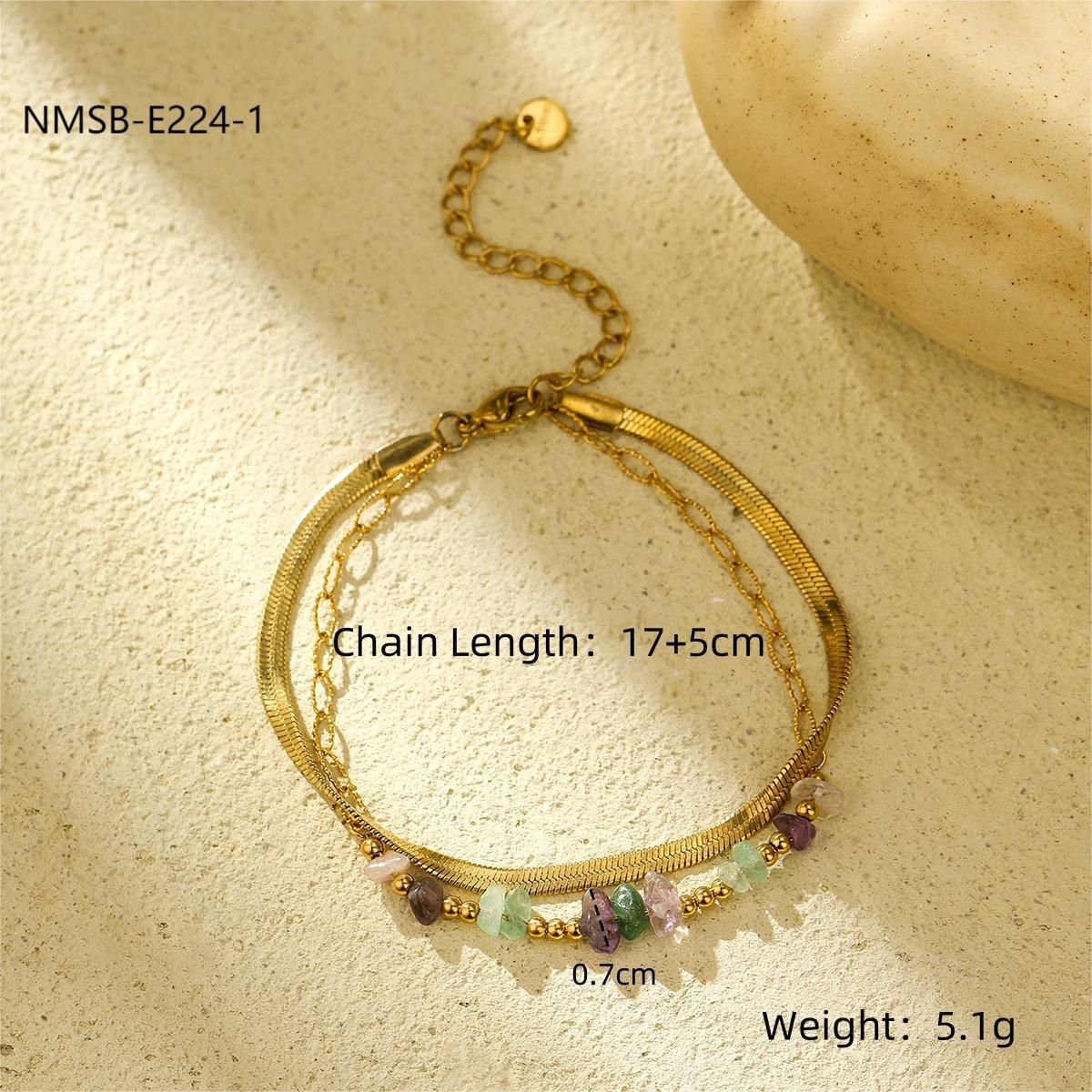 Pulsera de girasol y corazón de moda para mujer con acero inoxidable bañado en oro de 18K y cuentas de perlas