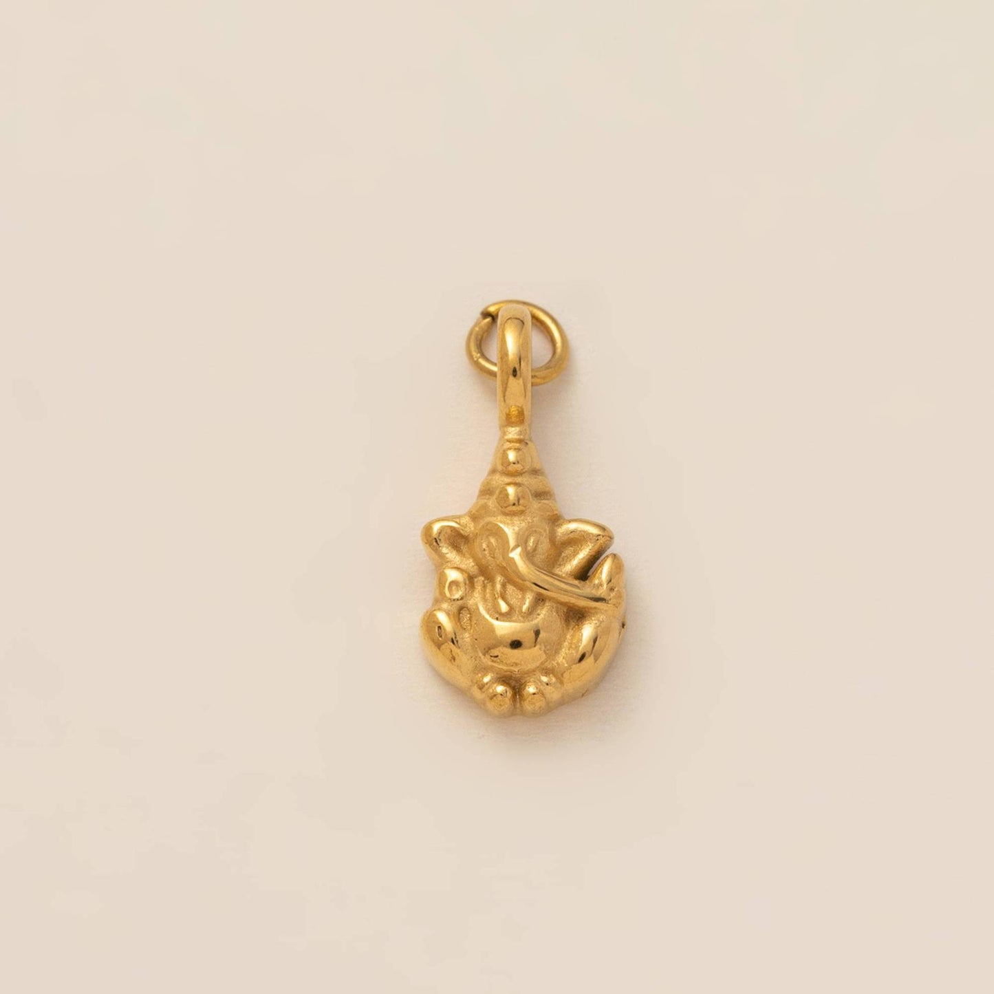 Vintage 18K Gold Plated Stainless Steel Boot Horseshoe Charm Bar