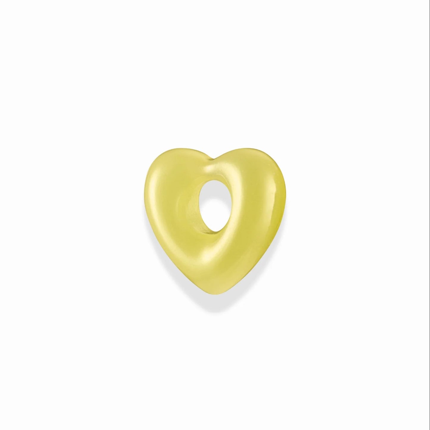 Minimalist Colorful Heart Geometric Resin Plated DIY Charm Bar Necklace