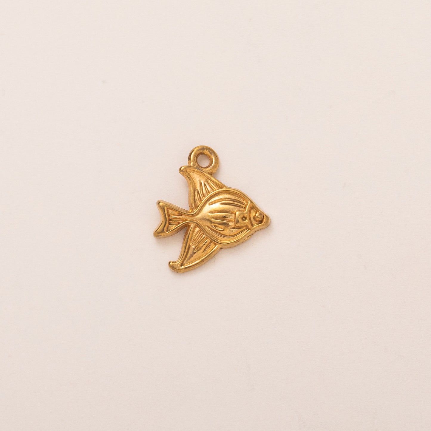 Vintage 18K Gold Plated PVD Stainless Steel Geometric Ocean Series Charm Bar