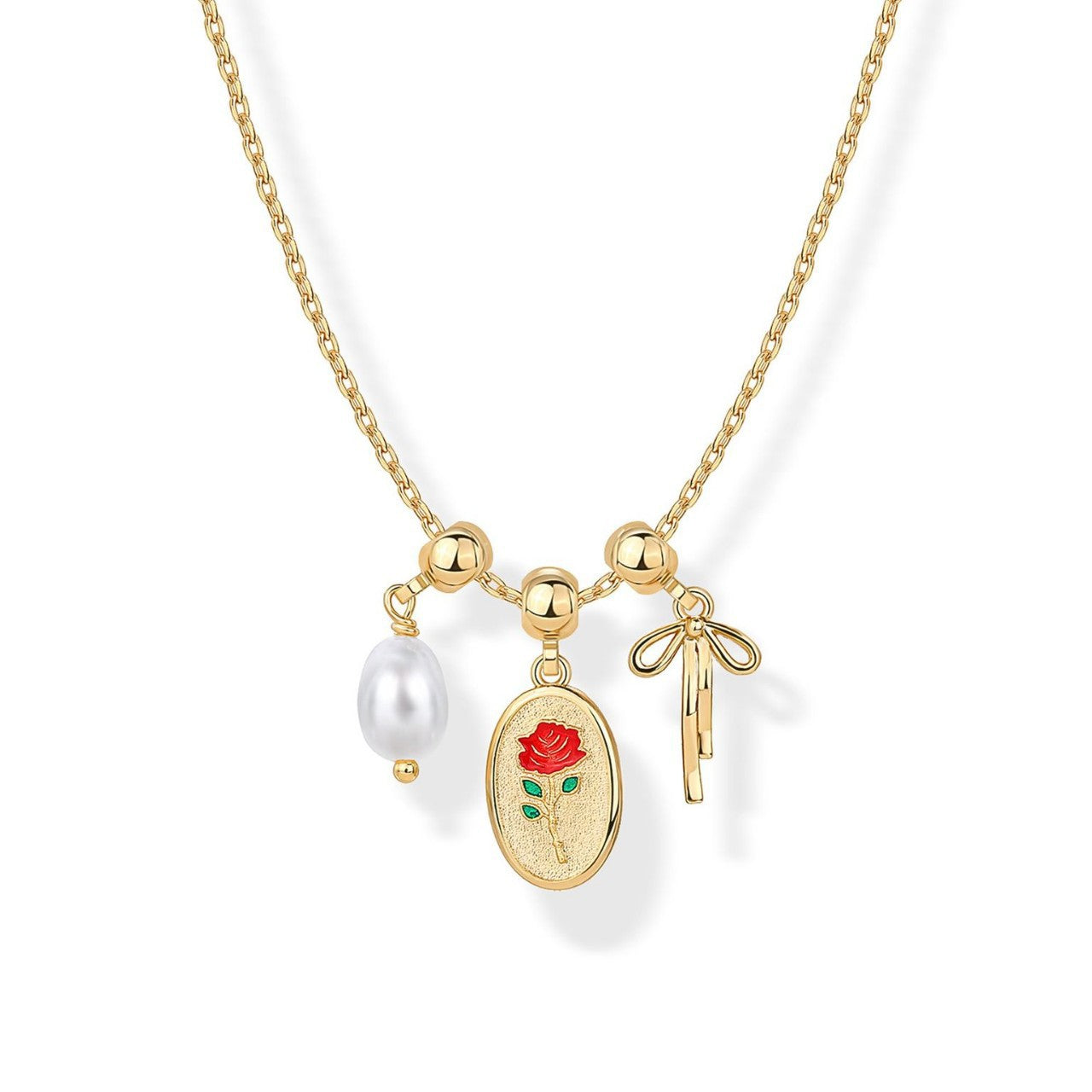 Minimalist Butterfly Heart Star Zircon Pendant Necklace for Women in Plated Copper with Mixed Gemstone Inlay