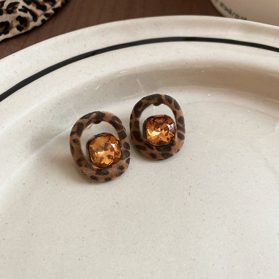 Pendientes Minimalistas Modernos Geométricos Cuadrados y Redondos de Aleación con Postes de Plata de Ley 925 para Mujer