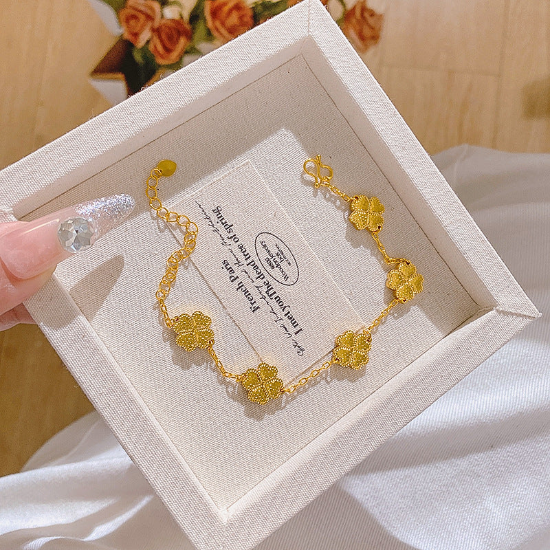 Minimalist Luxury Gold Plated Brass Laser Bracelet for Unisex