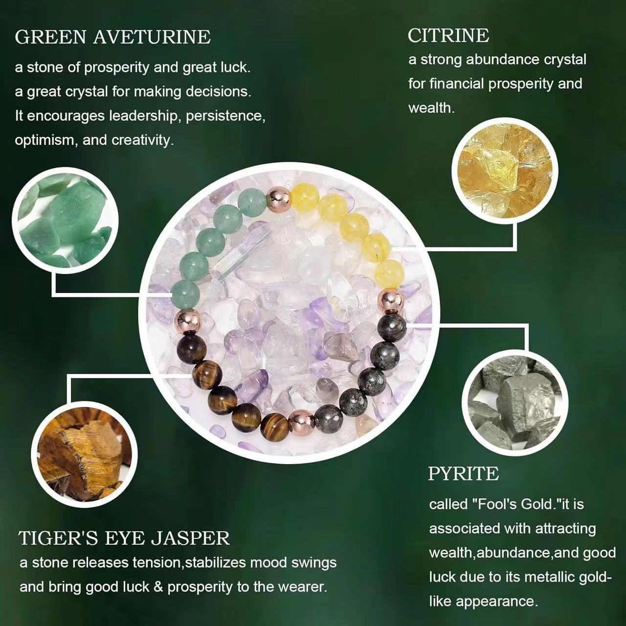 Sweet Natural Gemstone Bracelet for Women