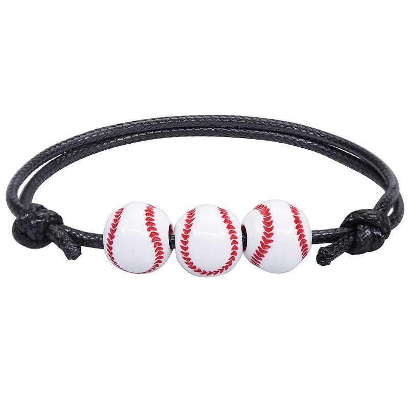 Sporty Unisex Resin Braided Bracelet
