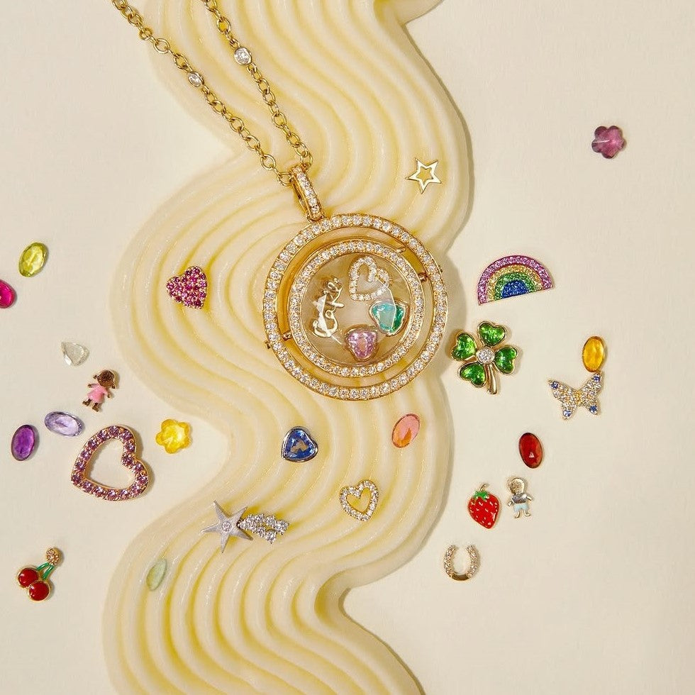 Collana da uomo e da donna con ciondolo a barra geometrico quadrato a quadrifoglio fai da te in ottone placcato oro 18K, stile minimalista