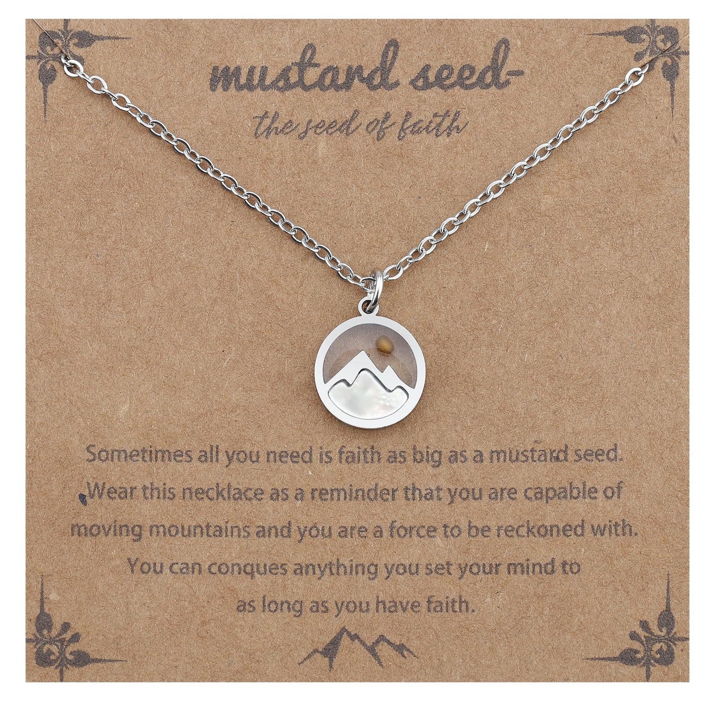 Sweet Floral Oval Geometric Stainless Steel Plated Necklace Unisex Cable Chain