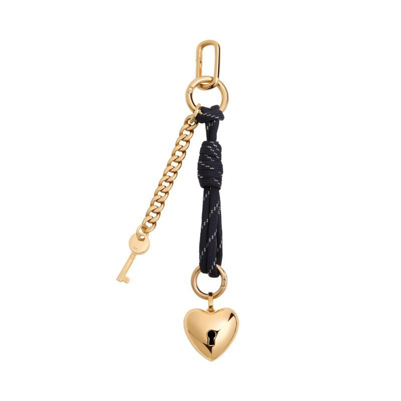 Vintage Elegant Oval Geometric Plated Brass Bag Charm