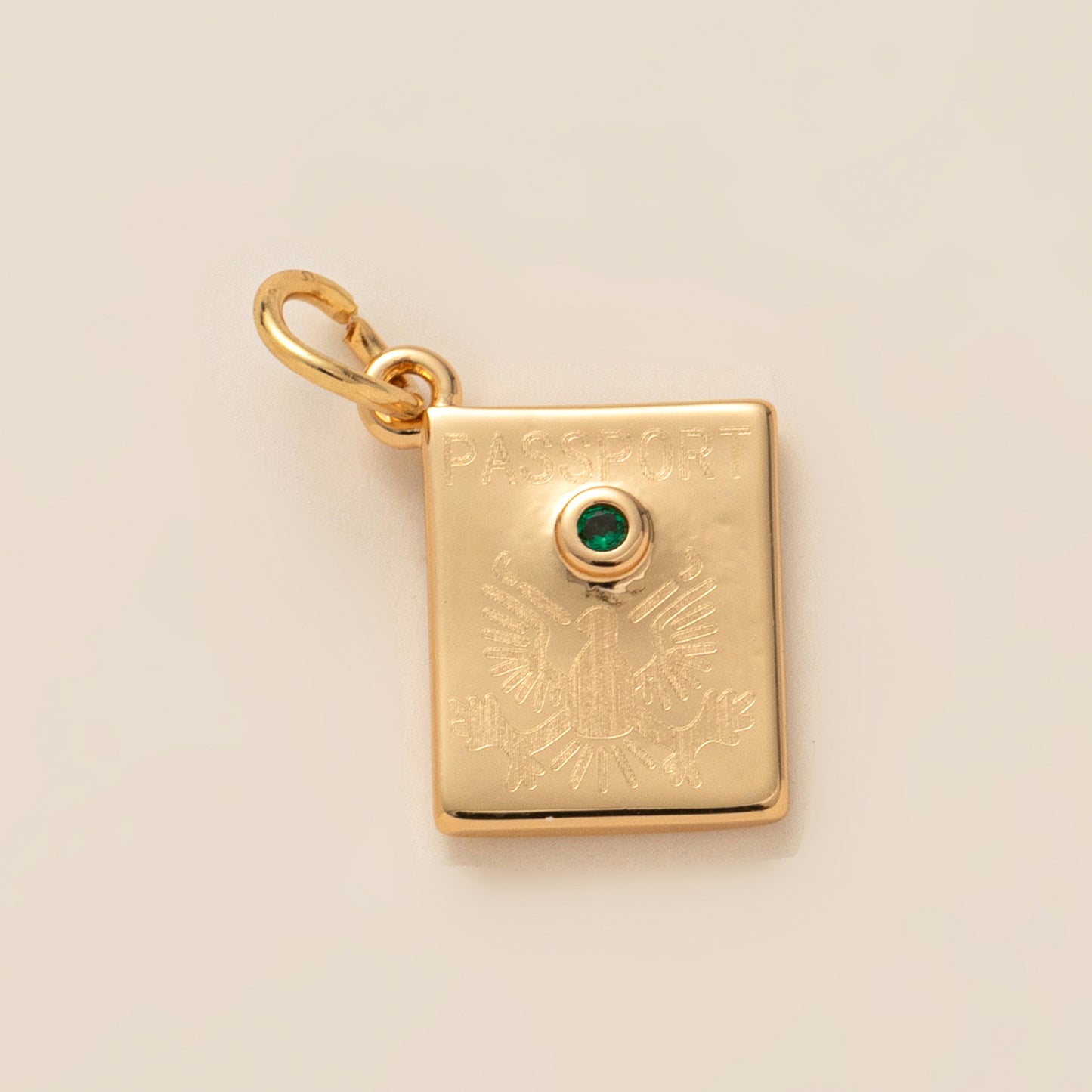 Heart Star Moon Plated Brass Necklace