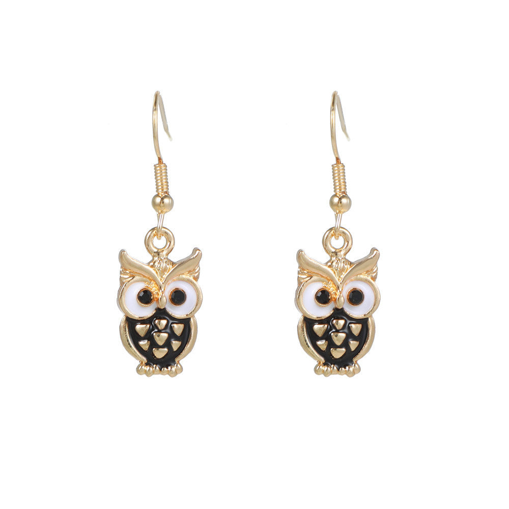Cute Cartoon Cat Flower Bee Astronaut Stud Earrings for Women Alloy with Plating Finish Geometric Design