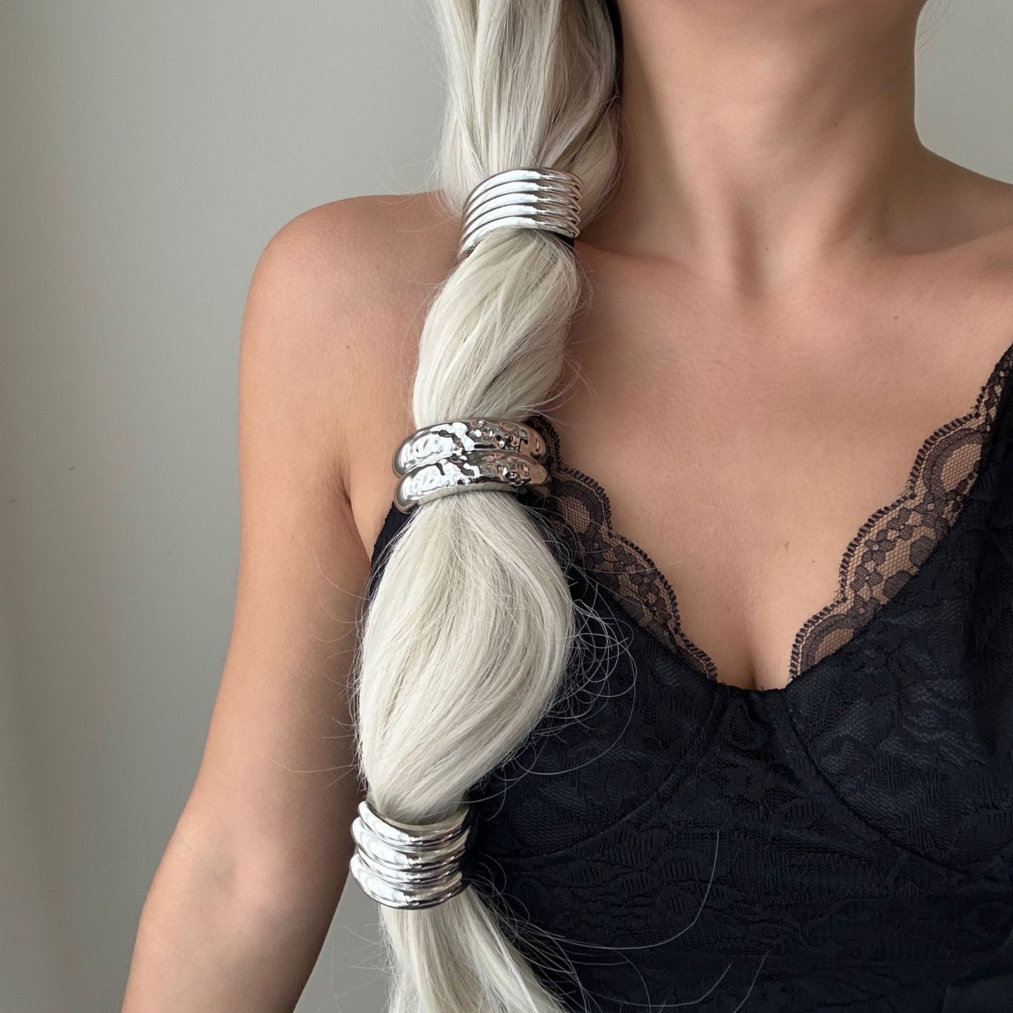 Fashion Butterfly Alloy Plated Hair Tie