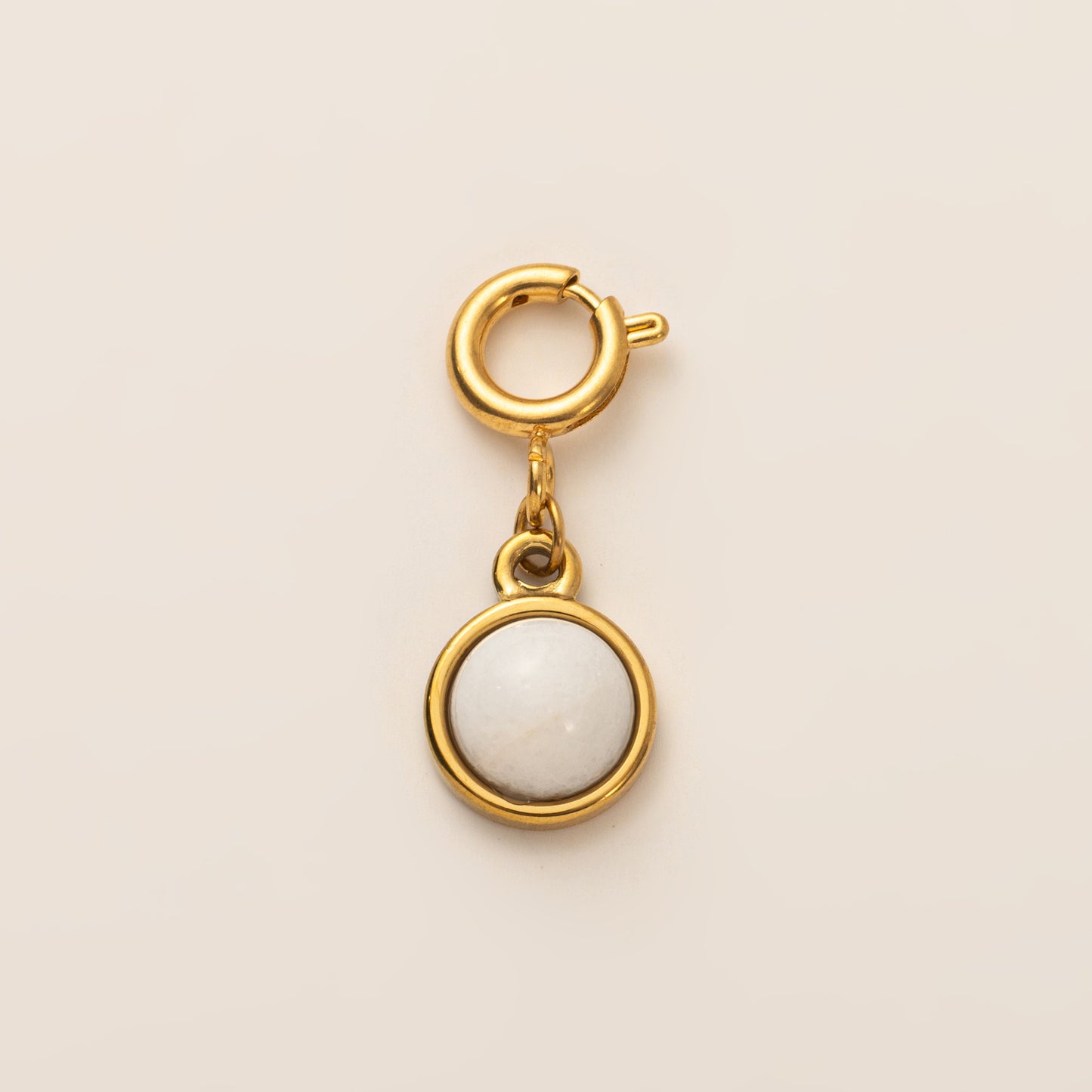 Minimalist Geometric Agate Stainless Steel Pendant 18K Gold PVD Plated Cable Chain Necklace for Unisex DIY Charm Bar