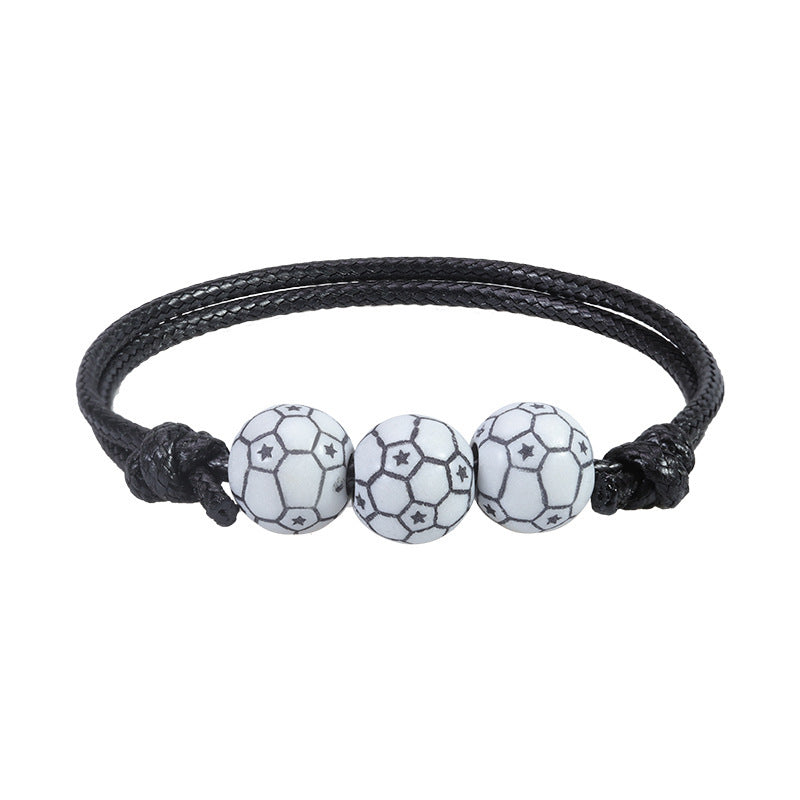 Sporty Unisex Resin Braided Bracelet