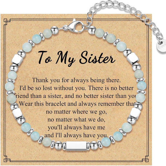 Sweet Cartoon Square Stainless Steel Beaded Bracelet