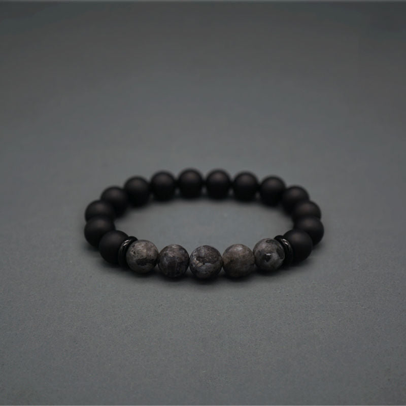 Handmade Geometric Round Stone Bracelet for Women