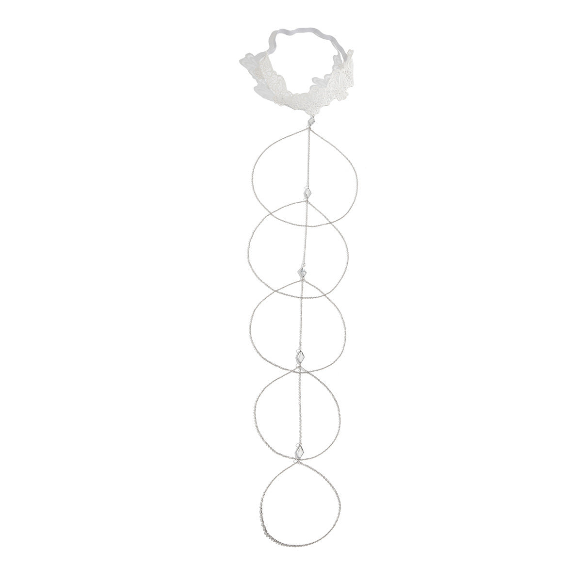 Sexy Rhinestone Alloy Body Chain Leg Garter for Women