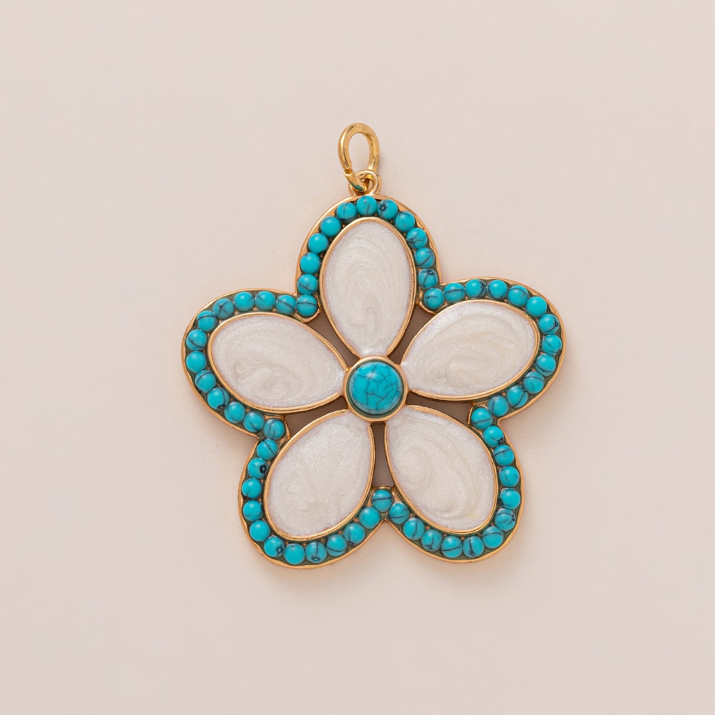 Minimalist Elegant Floral Plated Stainless Steel Charm Bar