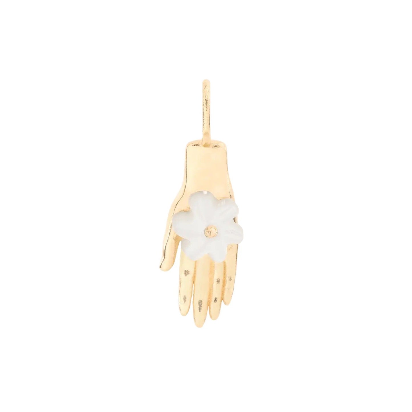 Vintage 14K Gold Plated Brass Drip Oil Angel Bee Charm Bar