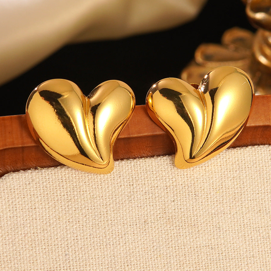 Set collana e orecchini a stella marina con fiocco conchiglia smaltato in acciaio inossidabile e titanio con catena a cavo per donna