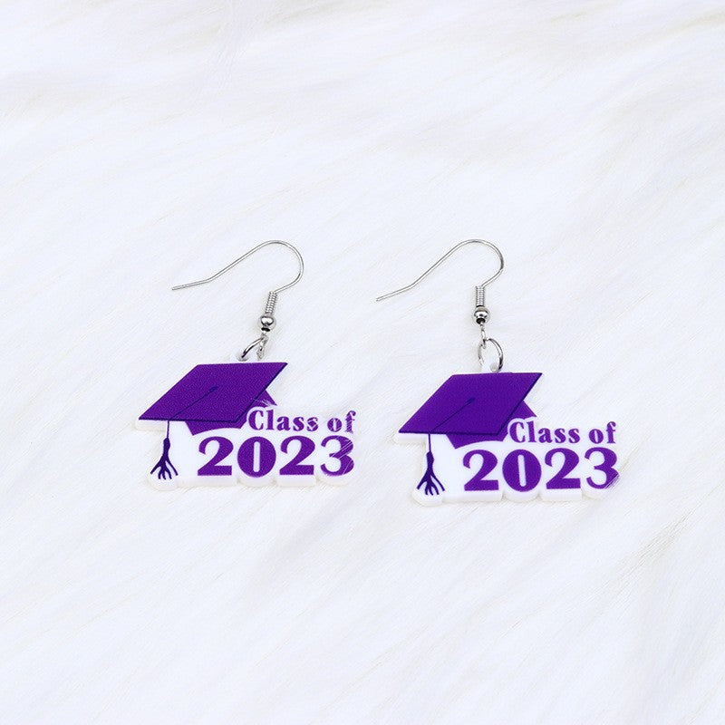 Vintage Bohemian Geometric Wood Tassel Earrings with Stainless Steel Posts