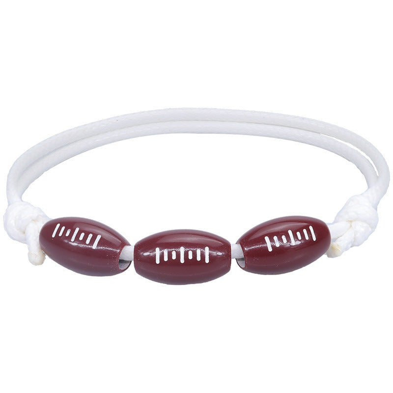 Sporty Unisex Resin Braided Bracelet
