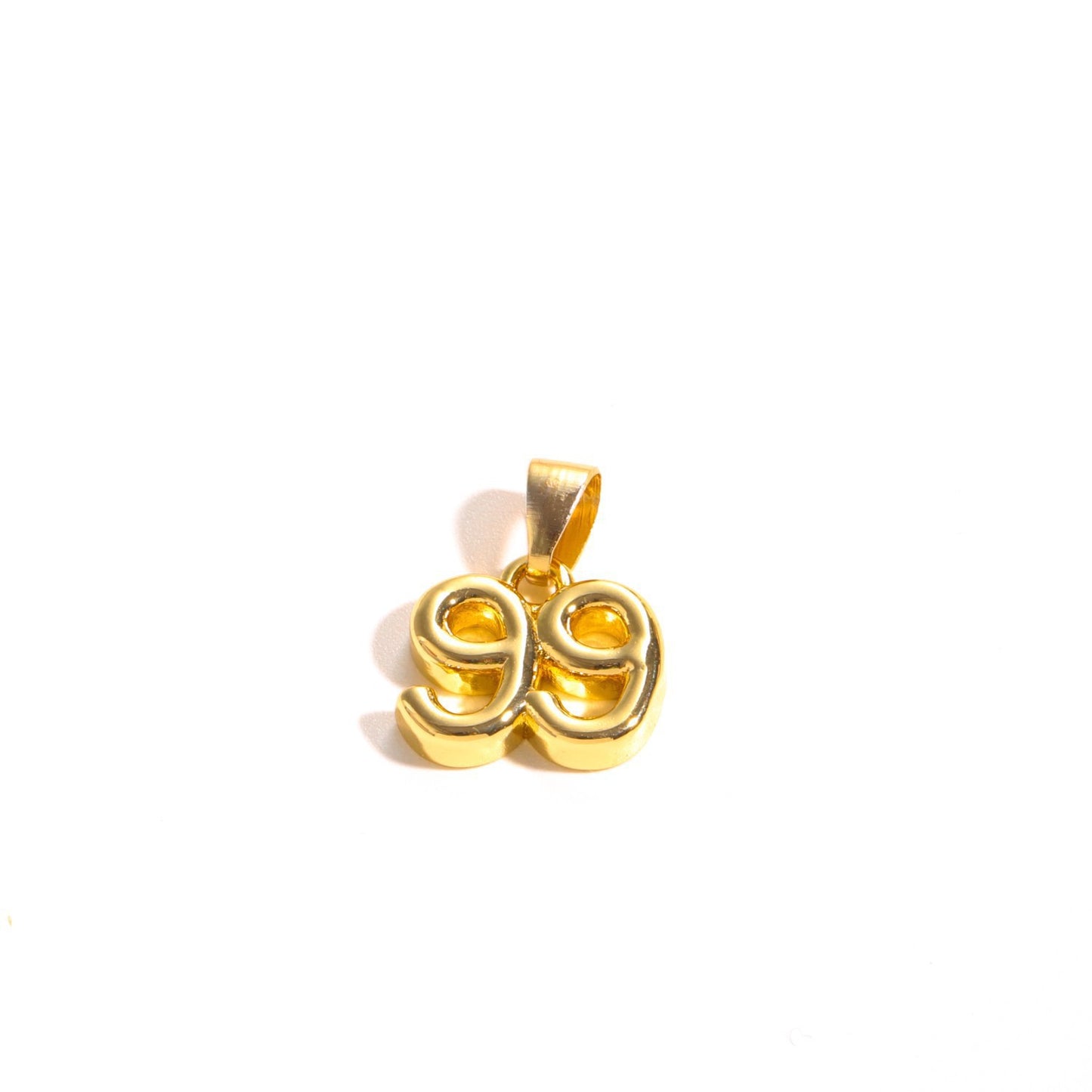 Luxury Business Plated Brass Number Letter Pendant Necklace Rope Figaro Chain Charm Bar for Women