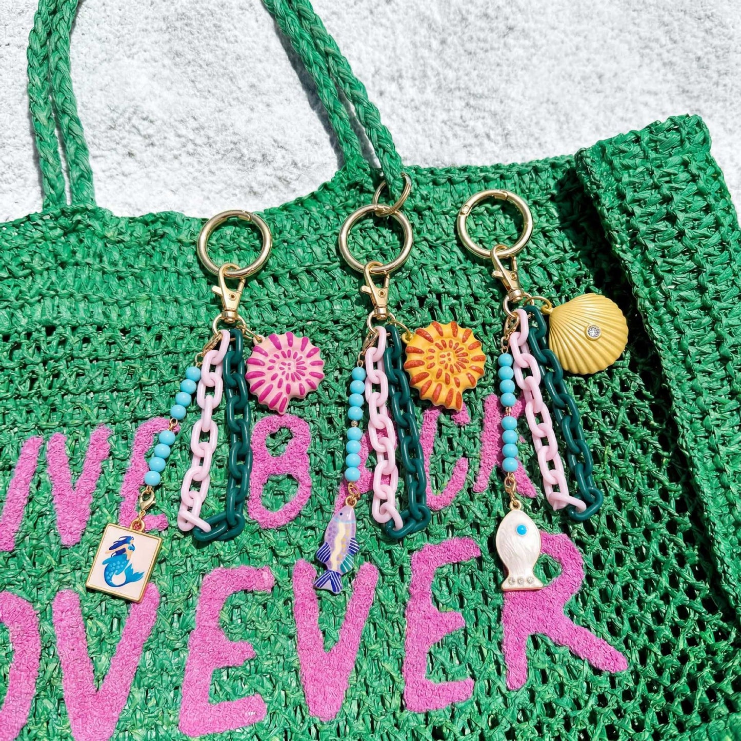 Minimalist Plated Alloy Animal Fox Charm Bar for Bag Keychain