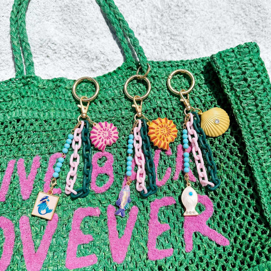 Minimalist Plated Alloy Animal Fox Charm Bar for Bag Keychain
