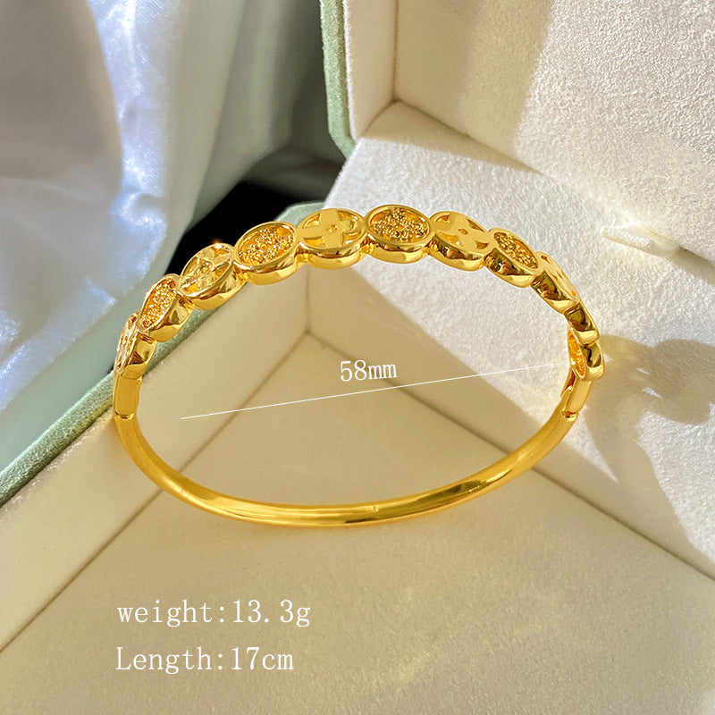 Vintage Plated Titanium Steel Bracelet