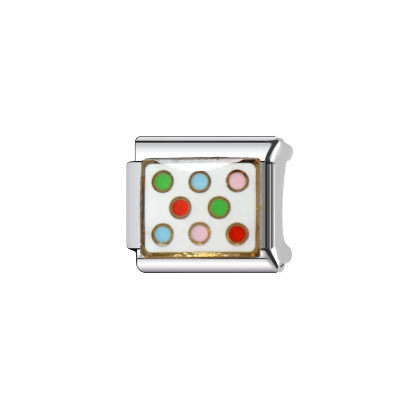 Sweet Plated Stainless Steel Geometric DIY Charm Bar