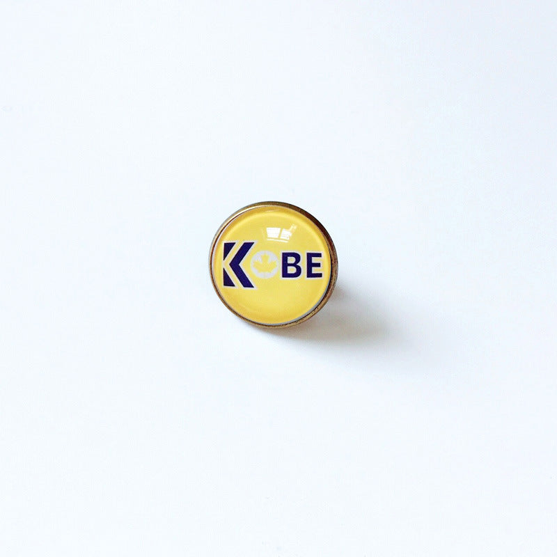 Pin de solapa metálico de equipos de baloncesto retro de la NBA - Insignia con gema vintage - Broche de Kobe Curry - Regalo para fans - Unisex
