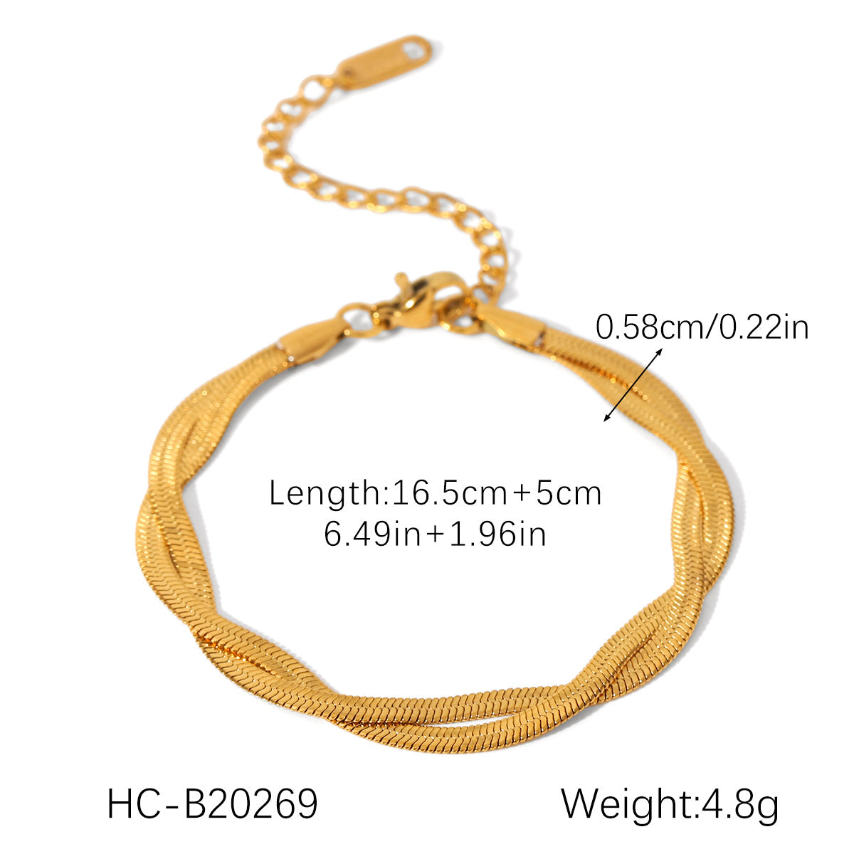 Bracciale da donna in acciaio inossidabile a forma di farfalla con intarsio in strass e finitura placcata, stile geometrico