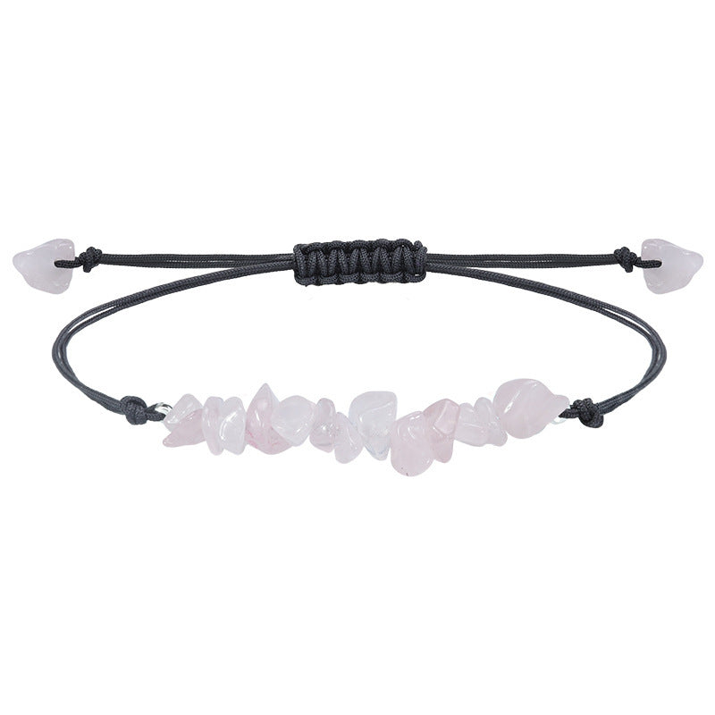 Elegant Geometric Crystal Beaded Bracelet Unisex Handmade Stone Jewelry