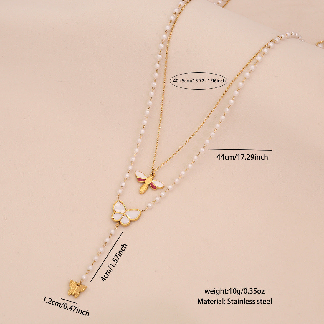 Fashionable OL Style Hollow Heart and Floral Pendant Necklace in Titanium Steel with Electroplated Finish for Women