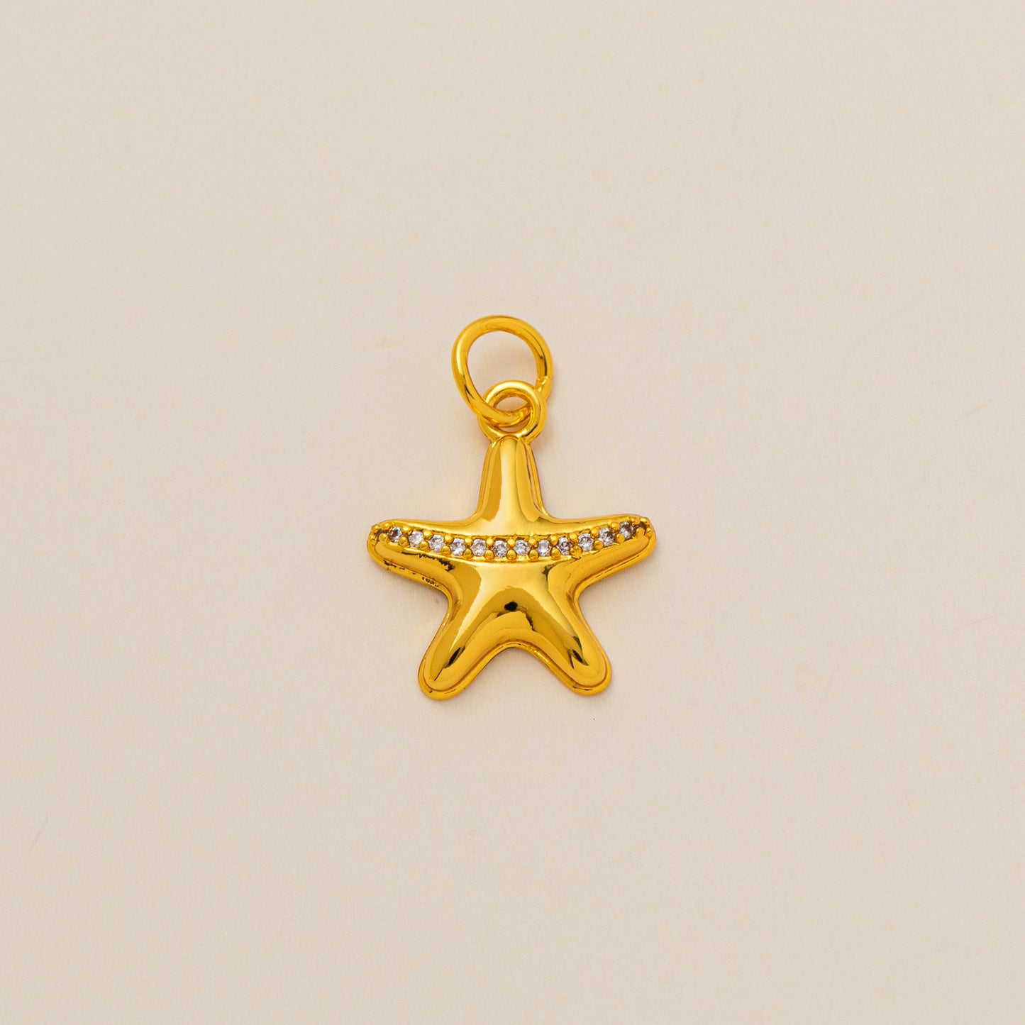 Minimalist Brass Plated Starfish Octopus Turtle Crab Conch Lobster Pendant Necklace with Pearl