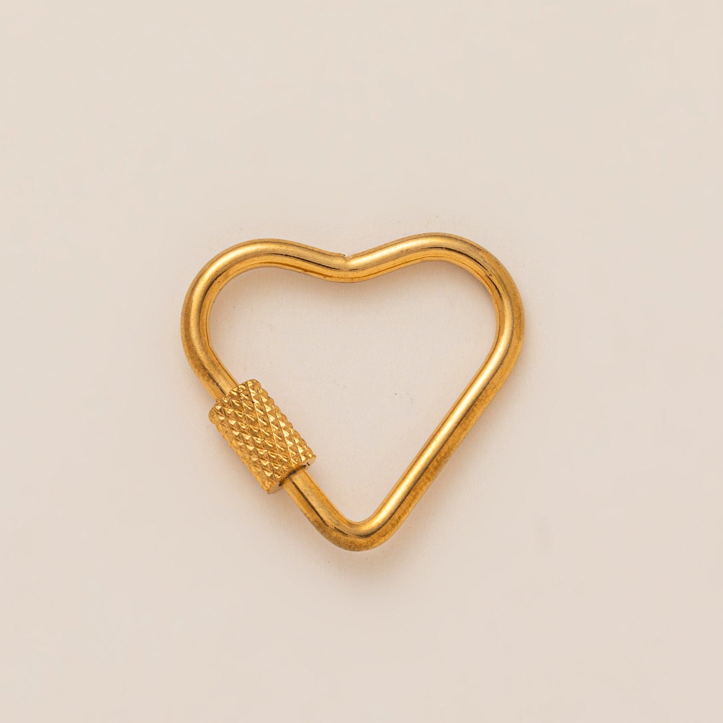 Sweet Gold Plated Brass Heart Geometric DIY Charm Bar Corn Chain Necklace Unisex 9g