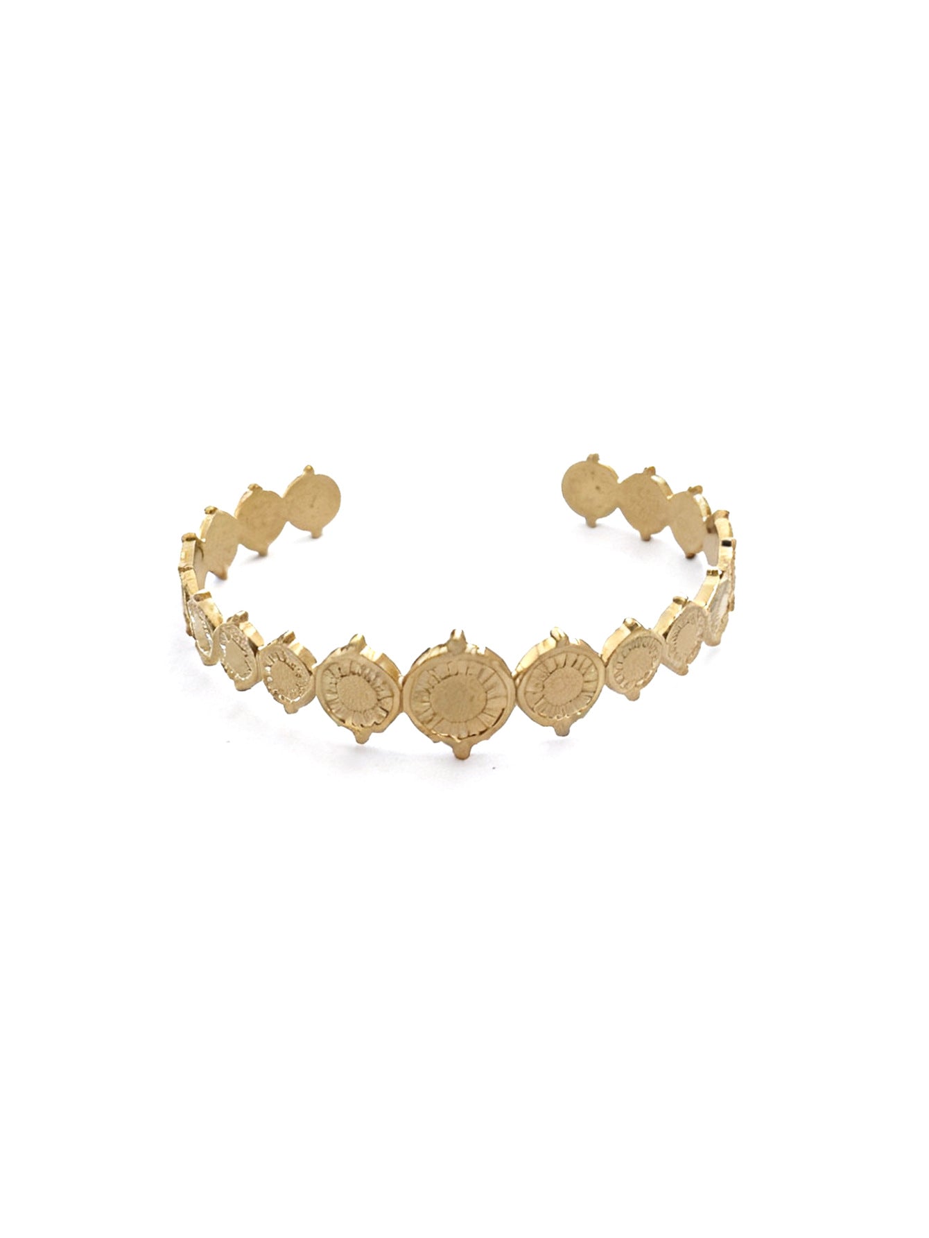 Elegant Irregular Hollow Heart Leaf Flower Stainless Steel Plated Open Cuff Bracelet for Women
