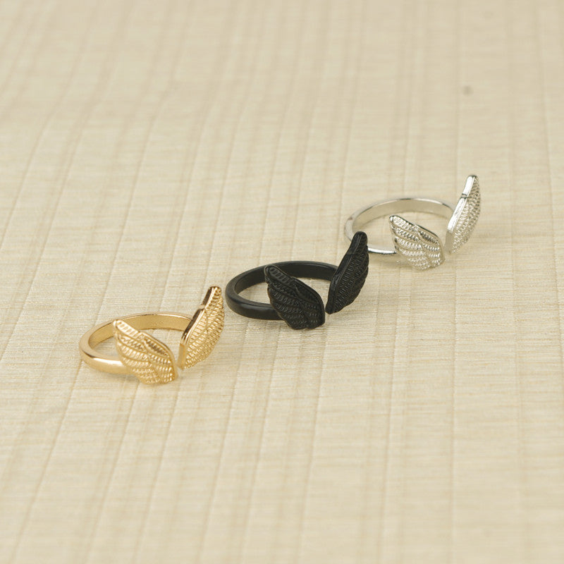 Anello Aperto Ala d'Angelo da Donna, Lega, Geometrico, Punk, Dolce Freddo, Minimalista, Austero, Individualista, Anello alla Moda