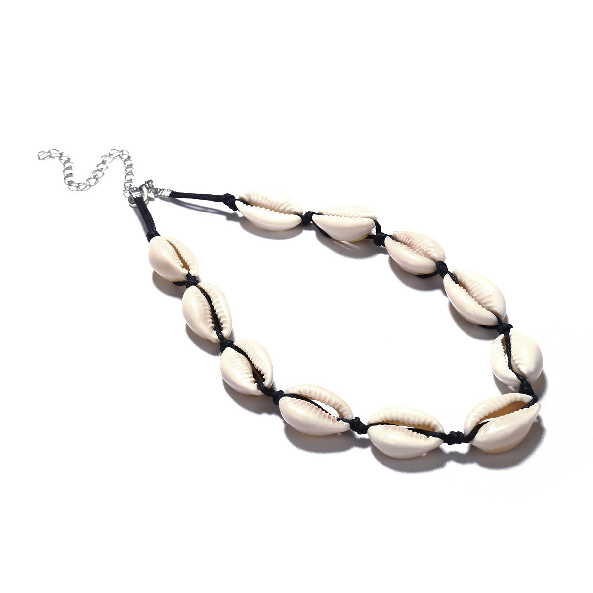 Handmade Short Clavicle Shell Necklace with Animal Design